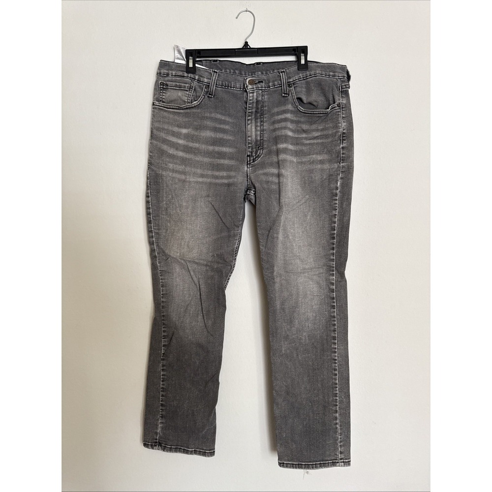 Black Levi Strauss Jeans 511 Slim Fit 38 X 30 Grey Faded Zipper Fly
